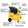 23065 - Compresor lubricado, 20L, 2-1/2HP, horizontal, 127V, PRETUL