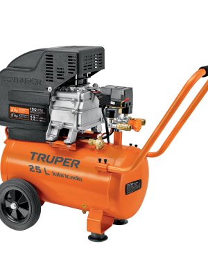 15006 - Compresor lubricado, 25L, 3HP, horizontal, 127V, TRUPER