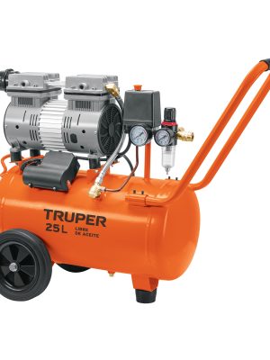 102958 - Compresor de aire, silencioso libre de aceite, 25 L, 2 HP