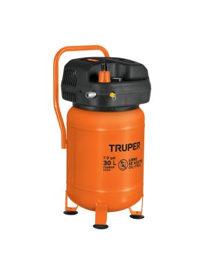 13836 - Compresor libre de aceite, 30L, 3HP, vertical, 127V, TRUPER