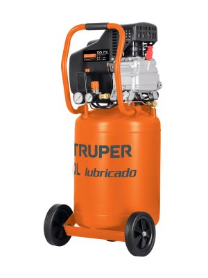 19360 - Compresor lubricado, 50L, 3-1/2HP, vertical, 127V, TRUPER