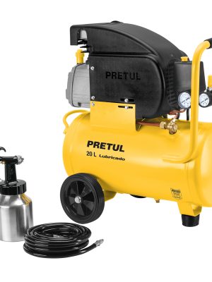 24357 - Kit Compresor lub, 20L, manguera y pistola baja,127V, TRUPER