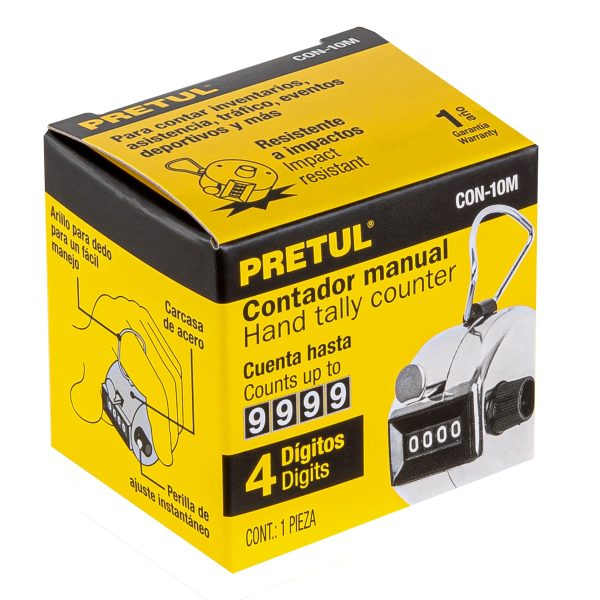 24990 - Contador manual de 4 dígitos, Pretul