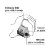 24990 - Contador manual de 4 dígitos, Pretul