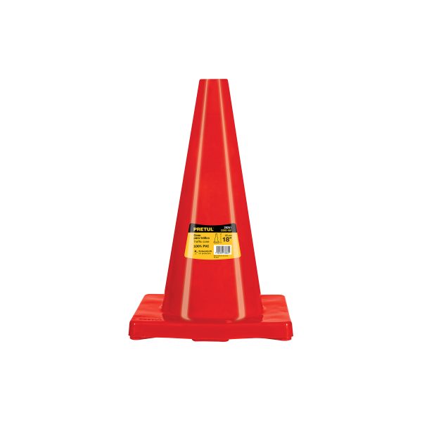 28251 - Cono de precaución de 45 cm de PVC, Pretul