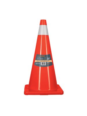 13123 - Cono de precaución de 70 cm de PVC con reflejante, Truper