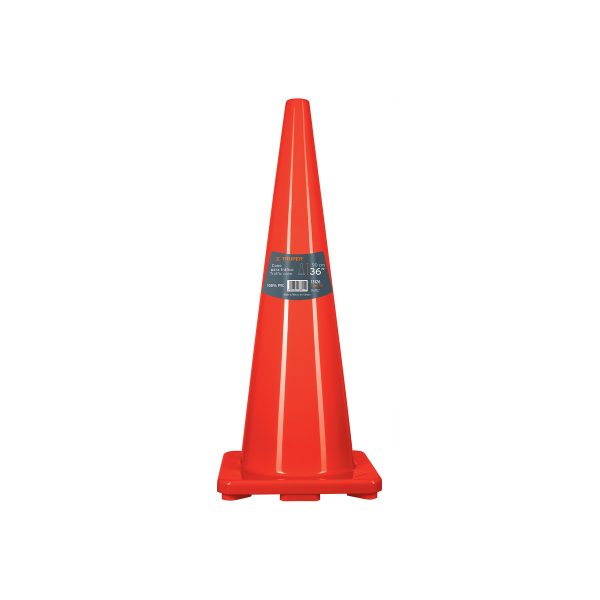13126 - Cono de precaución de 90 cm de PVC, Truper
