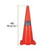 13126 - Cono de precaución de 90 cm de PVC, Truper