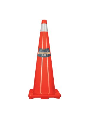 13127 - Cono de precaución de 90 cm de PVC con reflejante, Truper