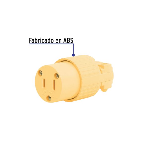 46116 - Contacto industrial plástico polarizado, Volteck