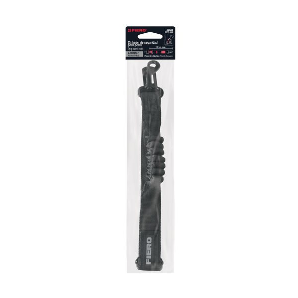 46538 - Correa de perro para cinturón de seguridad 90cm, Fiero