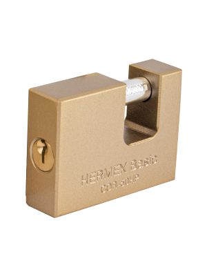 22515 - Candado antipalanca 50 mm cuerpo de hierro, HERMEX BASIC