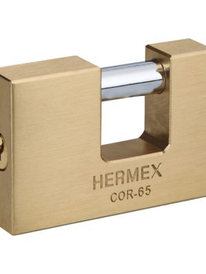 43356 - Candado antipalanca, 65mm, cuerpo de latón llave tradicional