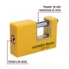 23524 - Candado antipalanca 75 mm cuerpo metálico, HERMEX BASIC