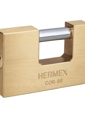 43358 - Candado antipalanca, 88mm, cuerpo de latón llave tradicional