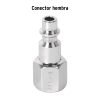 27022 - Conector rápido de acero, hembra, cuerda 1/4' NPT, PRETUL