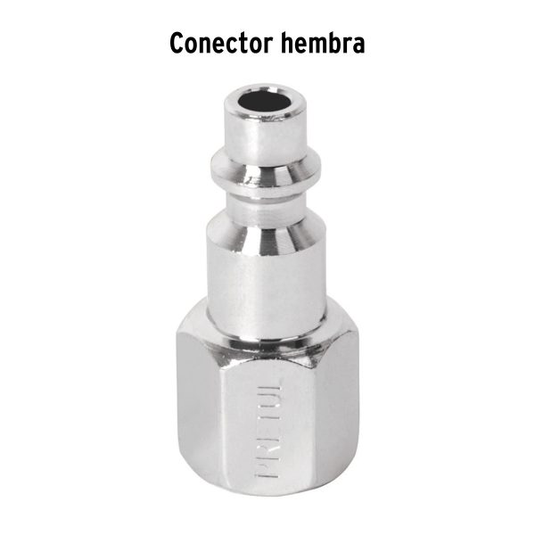 27022 - Conector rápido de acero, hembra, cuerda 1/4' NPT, PRETUL