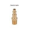 19083 - Conector rápido de latón, macho, cuerda 1/4' NPT, TRUPER