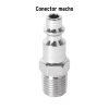 27023 - Conector rápido de acero, macho, cuerda 1/4' NPT, PRETUL