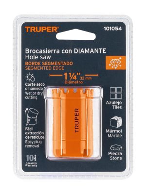 COSE-1-1-4E1.jpg 101054 - Brocasierra diamante 1-1/4' borde segmentado, Truper