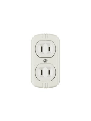 46106 - Contacto de sobreponer dúplex sin tierra, Volteck