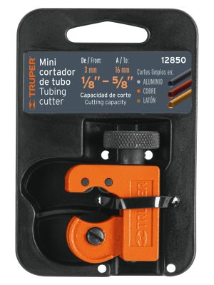 12850 - Mini cortador de tubo de cobre 1/8' a 5/8' cuchilla 18 mm