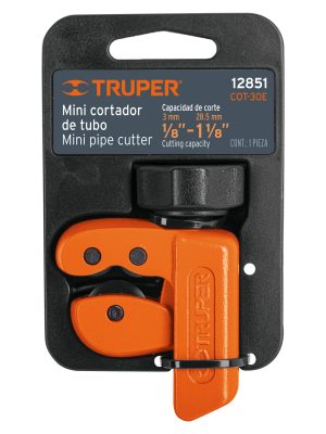 12851 - Mini cortador de tubo de cobre 1/8' a 1-1/8' cuchilla 18 mm