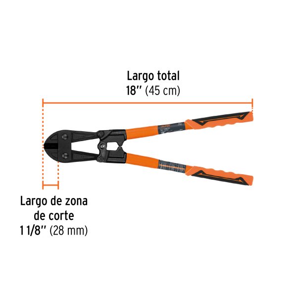 12832 - Cortapernos 18', profesional, TRUPER