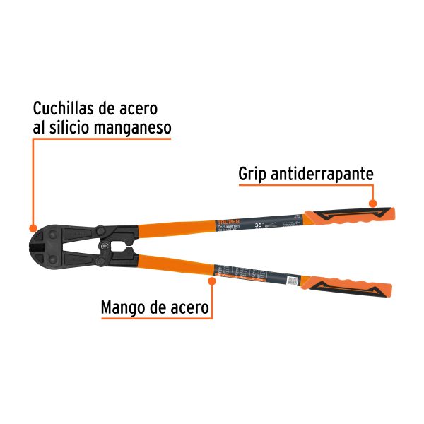 12835 - Cortapernos 36', profesional, TRUPER