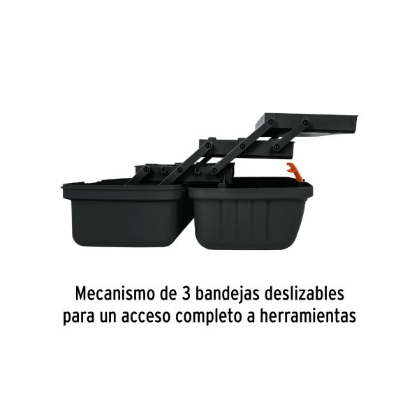 10539 - Caja para pesca de 16' con 3 bandejas deslizables, Truper