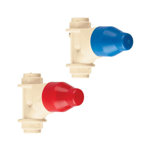 44820 - Juego de 2 llaves de empotrar CPVC para regadera 1/2', FOSET