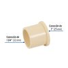 48940 - Reducción bushing CPVC 1-1/4' x 1', Foset