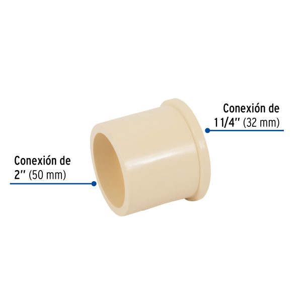 48946 - Reducción bushing CPVC 2' x 1-1/4', Foset