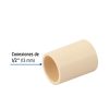 45126 - Cople de CPVC de 1/2', Foset