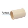 48933 - Cople de CPVC de 1-1/2', Foset