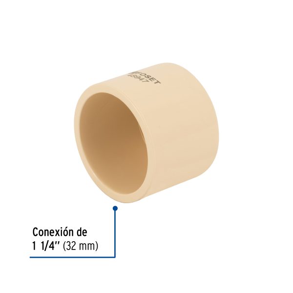 48947 - Tapon de CPVC 1-1/4', Foset