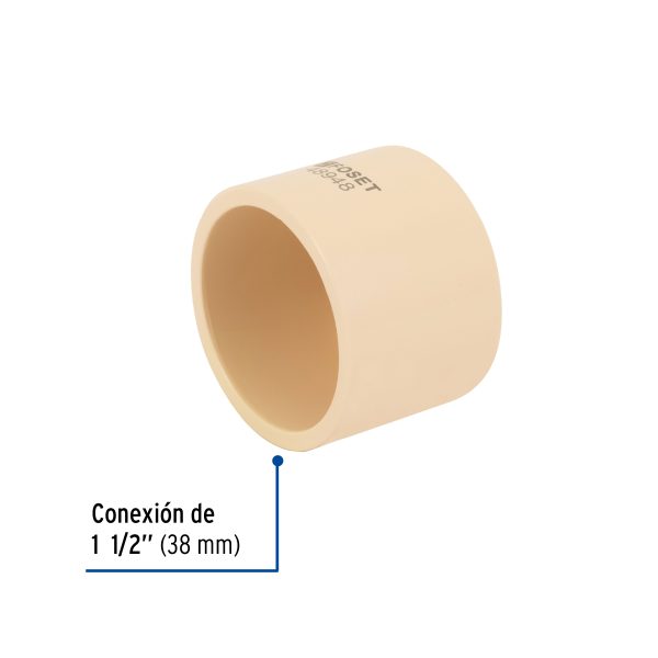 48948 - Tapon de CPVC 1-1/2', Foset