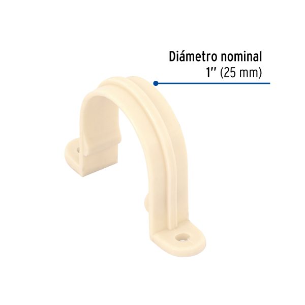 48919 - Abrazadera tipo 'U' de CPVC de 1', Foset