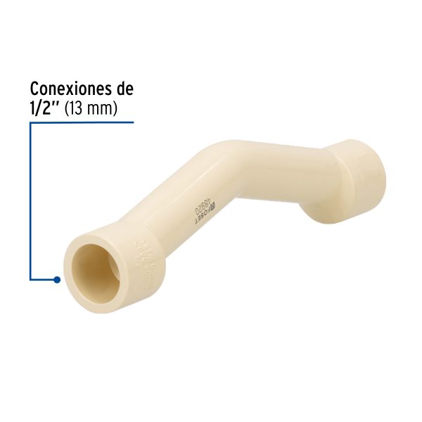 48920 - Puente de CPVC 1/2', Foset