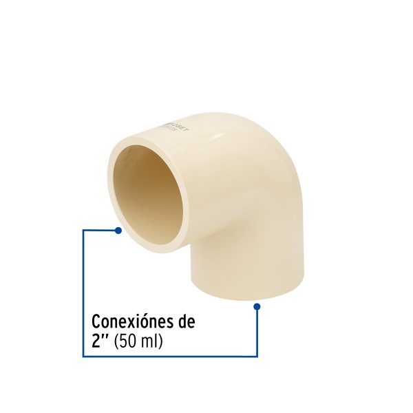 48928 - Codo 90° de CPVC de 2', FOSET