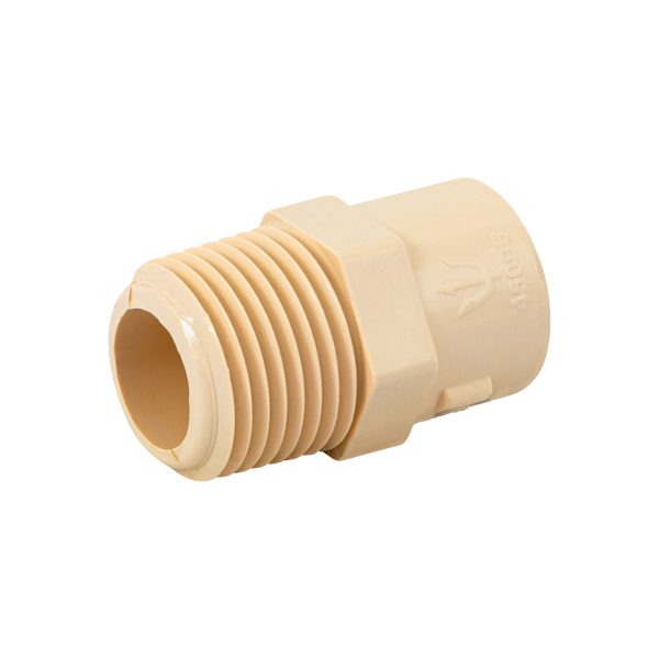 45098 - Conector macho de CPVC 1/2', Foset