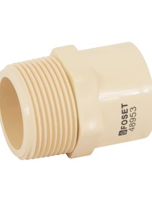 48953 - Conector macho CPVC 1-1/4', Foset