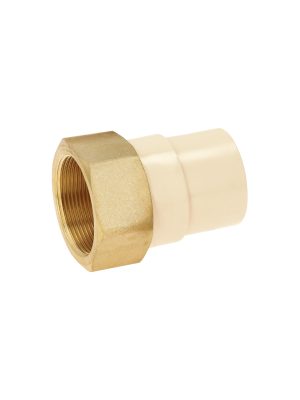44923 - Adaptador CPVC, 1-1/2', hembra inserto metálico-latón, FOSET
