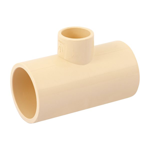 45074 - Tee reducida central de CPVC 1' x 1' x 1/2', Foset