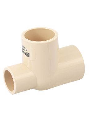 48908 - Tee reducida lateral de CPVC 3/4' x 1/2' x 3/4', Foset