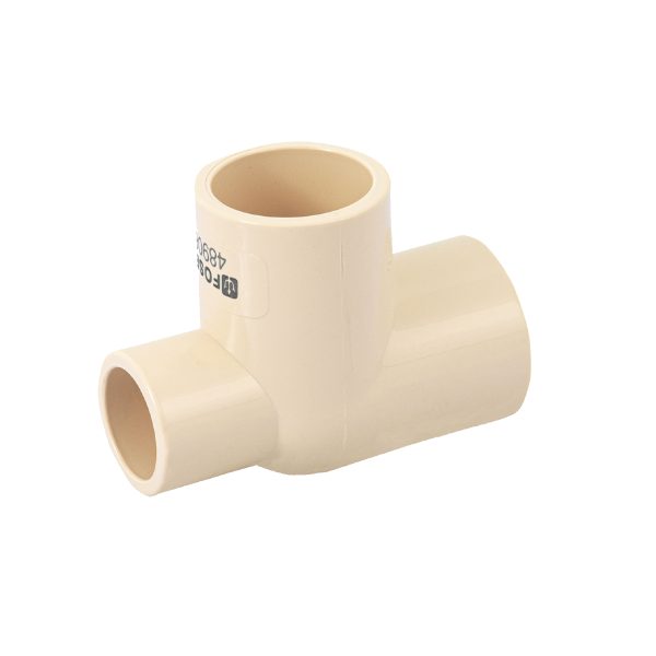 48908 - Tee reducida lateral de CPVC 3/4' x 1/2' x 3/4', Foset
