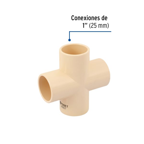 48907 - Cruz de CPVC 1', Foset