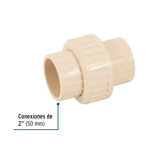 48952 - Tuerca unión lisa de CPVC 2', Foset