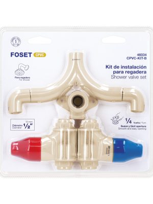 CPVC-KIT-BE1.jpg 46034 - KIT de instalación CPVC para regadera, sin manerales, FOSET