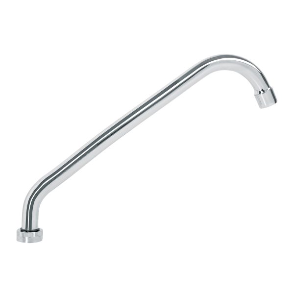 49376 - Cuello largo para mezcladora de fregadero, cromo, Basic